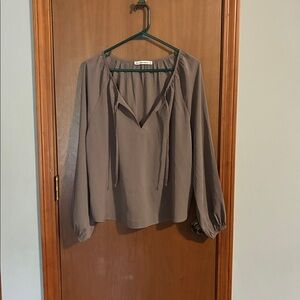 Abercrombie & Fitch Taupe Blouse
